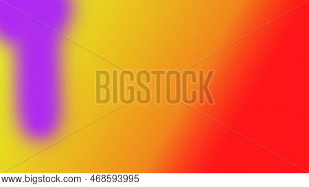 Red And Orange And Radian Yellow Color Gradient Background. Banner Template. Spray Color