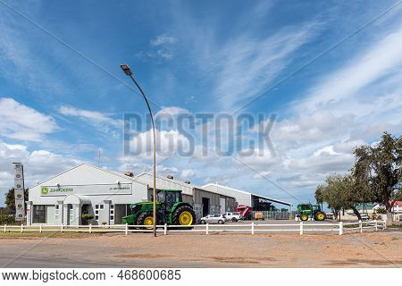 Bredasdorp, South Africa - Sep 23, 2022: A Street Scene, With An Agriculture Implements Supplier, In