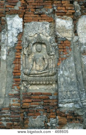 Buddha Carving na zeď