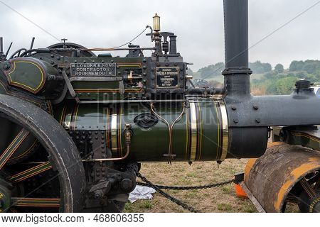 Tarrant Hinton.dorset.united Kingdom.august 25th 2022.a Restored 1922 Wallis And Steevens Road Rolle