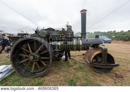 Tarrant Hinton.dorset.united Kingdom.august 25th 2022.a Restored 1922 Wallis And Steevens Road Rolle