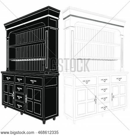 Cupboard Sideboard Buffet Vec...