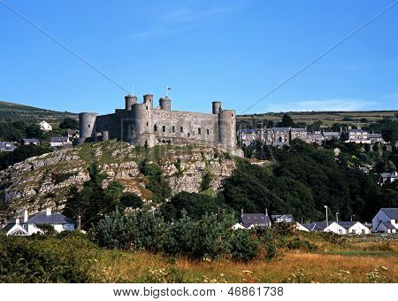 Slot, Harlech, Wales.