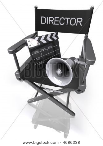 Director’s Chair / Megaphone / Clapboard