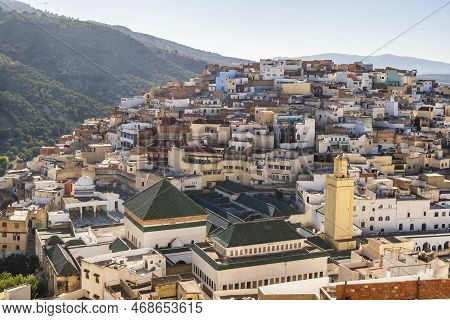Amazing Downtown Of Moulay Idriss, Morocco, North Africa