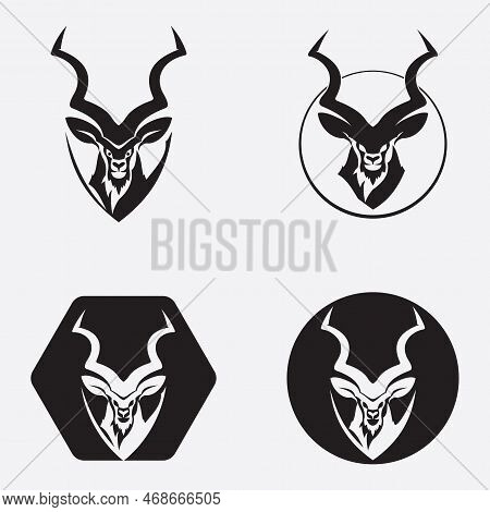 Antelope Logo Vector Illustrations Design Icon Logo
