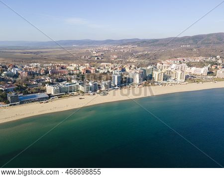 Aerial View Of Resort Of Sunny Beach, Bulgaria