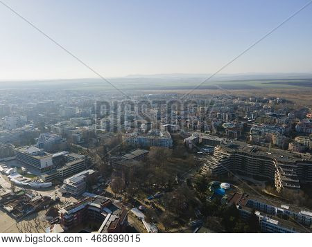 Aerial View Of Resort Of Sunny Beach, Bulgaria
