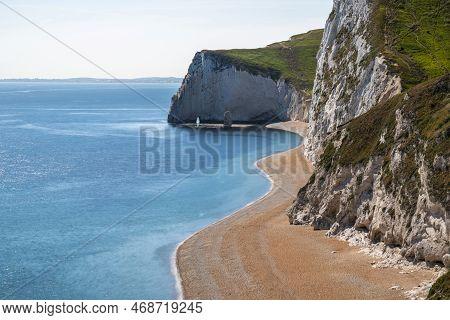 Bat's Head Is A Chalk Headland On The Dorset Coast In Southern England, Located Between Swyre Head A