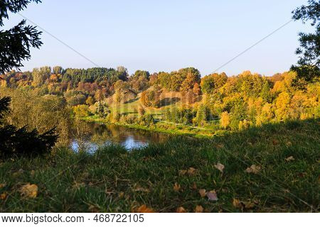 Panoramic View Of The Alytus Mounds And Nemunas River