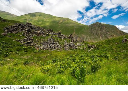 View Of Caucasus Mountains In The Karachay-cherkessia Republic, Russia