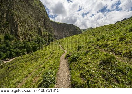 View Of Caucasus Mountains In The Karachay-cherkessia Republic, Russia