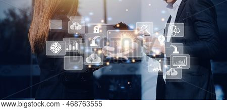 Digital Transformation Technology Strategy, Digitization And Digitalization Of Business Processes An