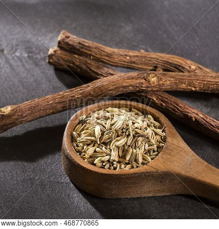 Fennel Seeds And Licorice Stems - Wholesome Healthy Food