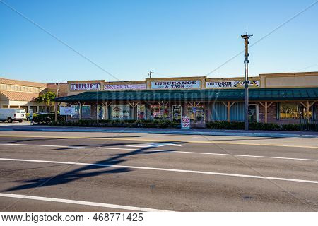 Historic Shopping Plaza On Davie Road