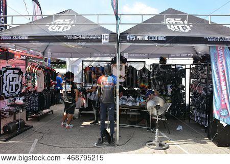 Pasay, Ph - Nov 27 - Parak Motorcycle Clothing Booth Display At Freedom Ride Festival Motorshow On N