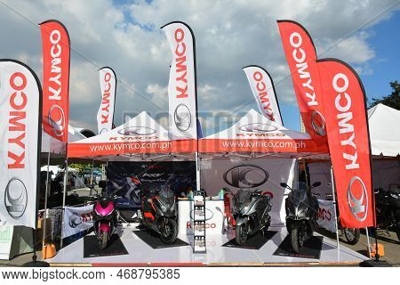 Pasay, Ph - Nov 27 - Kymco Booth Display At Freedom Ride Festival Motorshow On November 27, 2022 In 