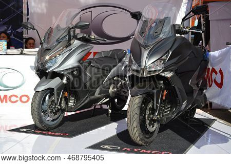 Pasay, Ph - Nov 27 - Kymco Motorcycle At Freedom Ride Festival Motorshow On November 27, 2022 In Pas