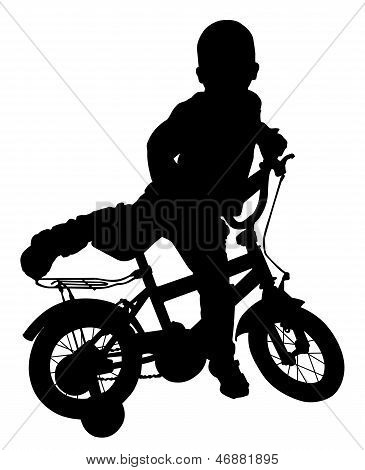Dreng på cykel