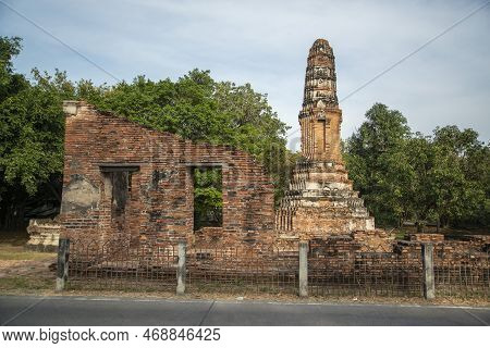 Thailand Ayutthaya Wat Borom Phuttharam