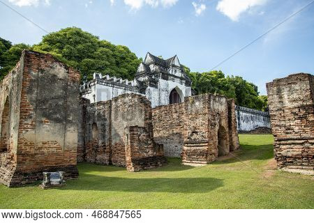 A Gate Of The Phra Narai Ratchaniwet Palace In The City Of Lopburi In The Province Of Lopburi In Tha