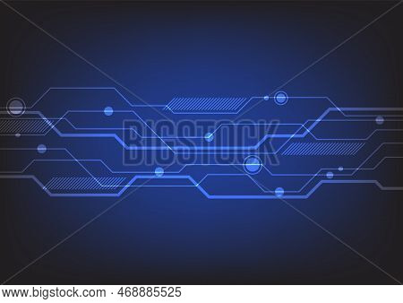 Abstract Technology Elements Background. Vector Illustration Graphic Design