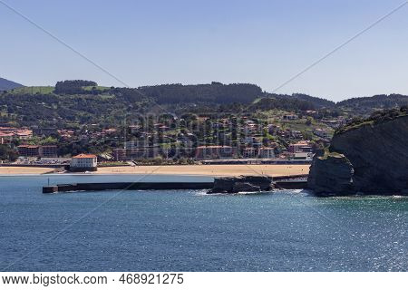 Coastal View Near Barrika In The Basque Country (spain)