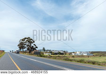 Heidelberg, South Africa - Sep 24, 2022: Furniture Factory Next To Road N2 At Heidelberg In The West