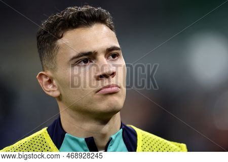 Kristjan Asllani Of Fc Internazionale During The  Serie A Match Beetween Fc Internazionale And Hella