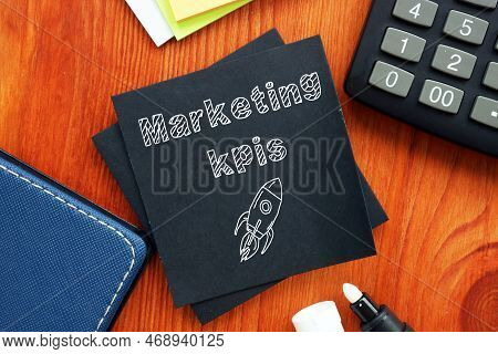 Marketing Kpis Are Shown On A Business Photo Using The Text