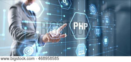 Hypertext Preprocessor Php Programming. Interpreted Programming Language