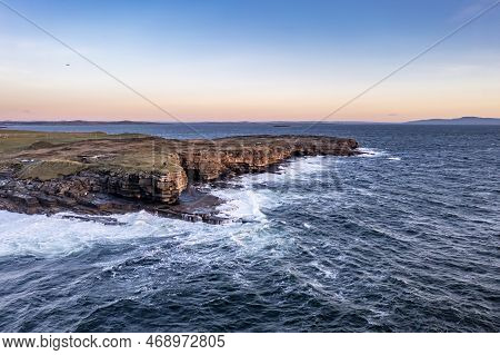 Muckross Head Peninsula During Sunset - About 10 Km West Of Killybegs Village In County Donegal On T