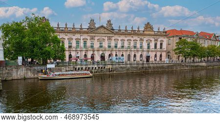 Berlin, Germany - July 6, 2011 : Spree River And Deutsches Historisches Museum ( German Historical M