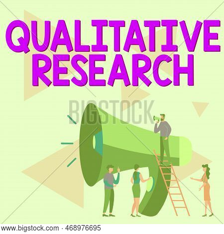 Handwriting Text Qualitative Research. Word For Certified To Perform A Job Competent Experienced