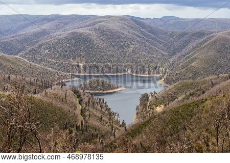 Tumut Pond Dam In New South Wales Australia