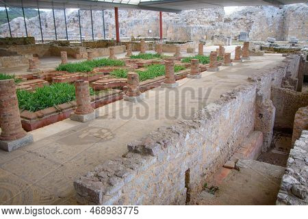 Ruins Of The Old Roman City Of Conimbriga In Portugal
