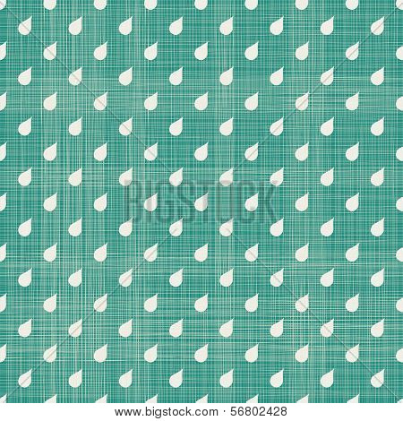 Abstract Drops Seamless Pattern With Fabric Texture