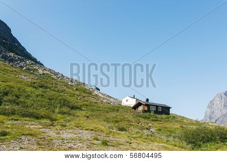 Summer houses in mountains