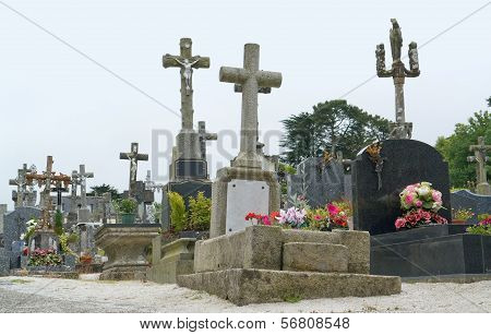 Graveyard At Locronan