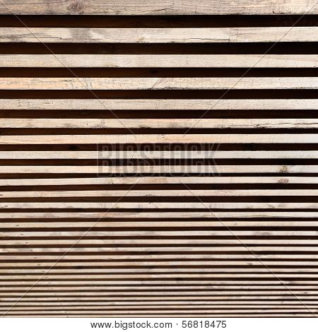 Wooden Fence With The Effect Of Dizziness