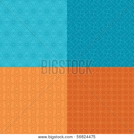 Seamless Calligraphy Patterns One