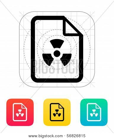 Dangerous file icon.