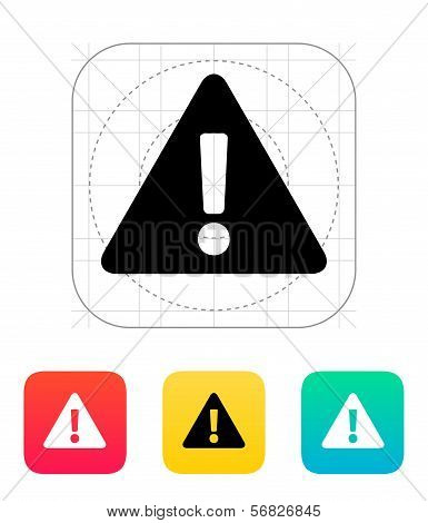 Security warning icon.