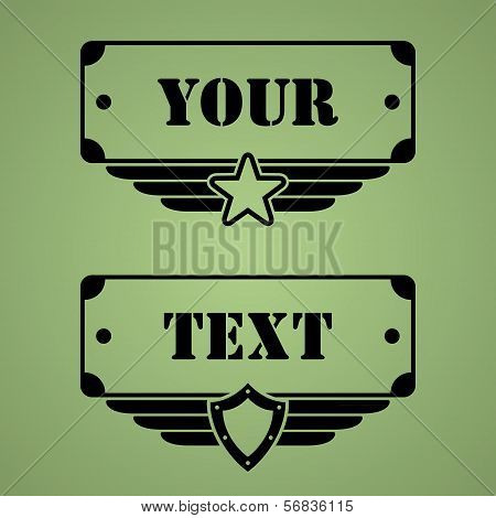 Military style tags
