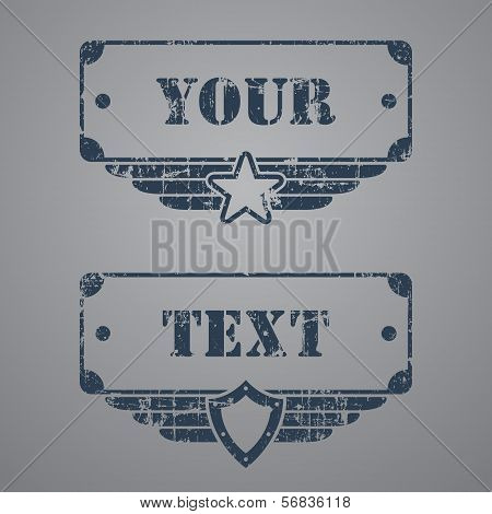 Military style tags