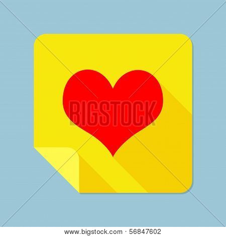 Notepad Heart