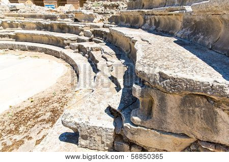 Monastery (friary) In Messara Valley At Crete Island In Greece. Messara - Is  Largest Plain In Crete