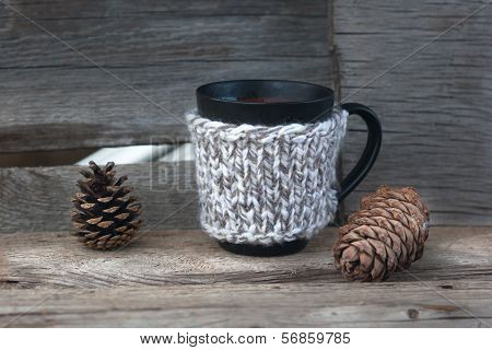 Heated Can With Hot Beverage