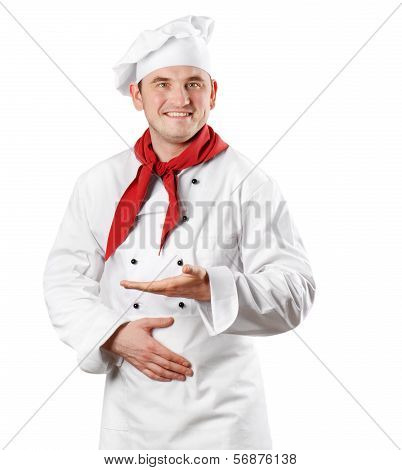 Chef Showing Hand