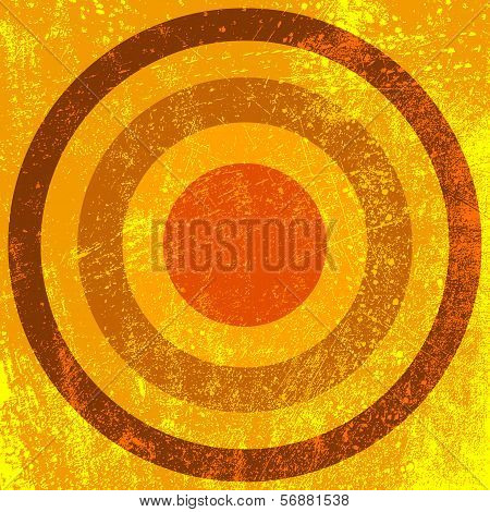 Circle Grunge Background